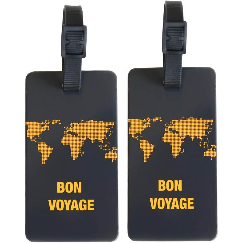 PT211 – LUGGAGE TAG NEON EARTH TANGERI NAME TAG SET OF 2 (2 pcs/pkg)