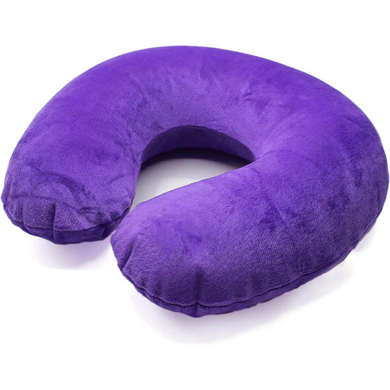 TP401-PL – TRAVEL PILLOW MEMORY FOAM PURPLE