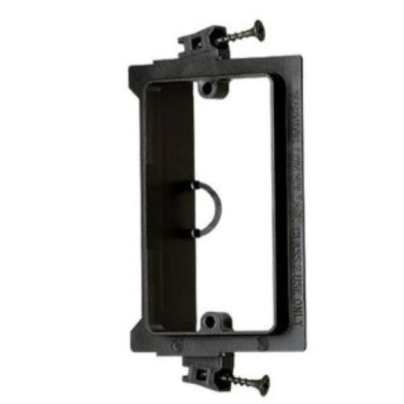 WP-CLIP-N – WALL PLATE MOUNTING BRACKETS BLK SINGLE CLIP FOR NEW CONSTRUCTION