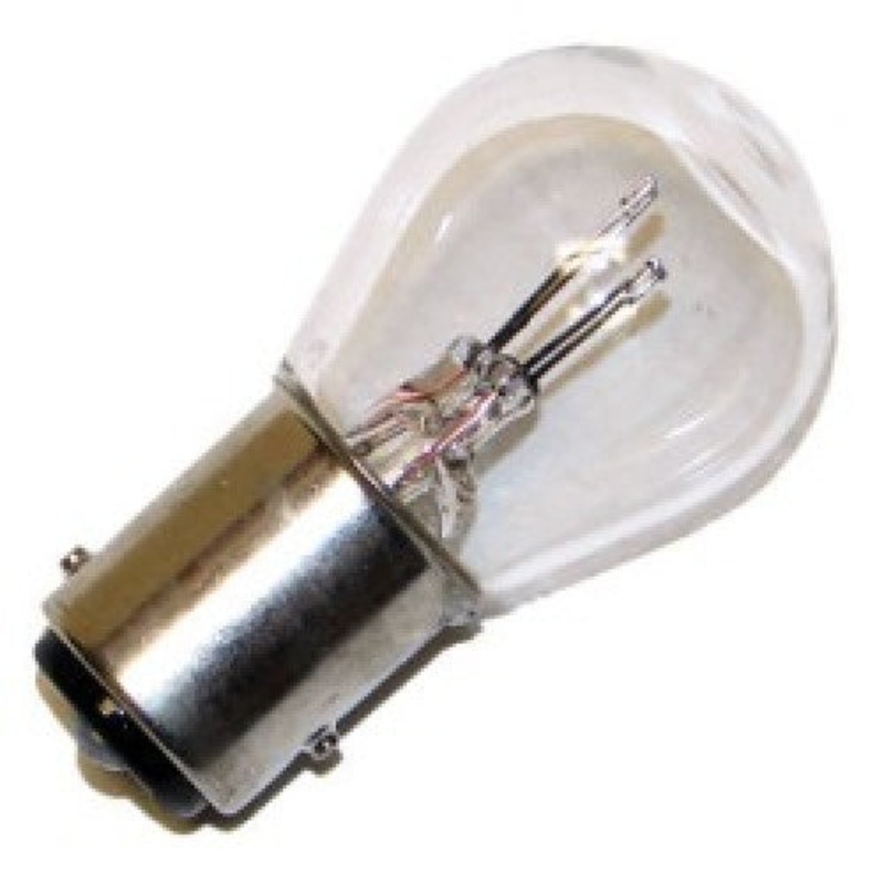 1154-BP – BULB BAYONET 6.4/7V 2.63/.75A S8 26X51MM DOUBLE CONTACT INDEX BAS (2 pcs/pkg)