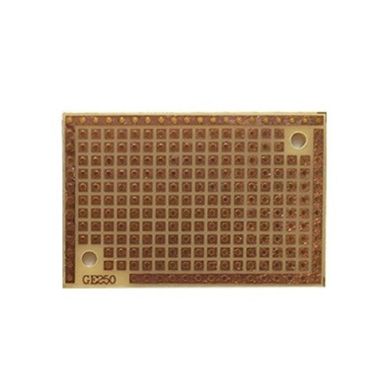 880-330102 – PCB ETCHED SS 1.3X2IN 1 HOLE PAD COPPER POWER BUS 0.1IN PITCH