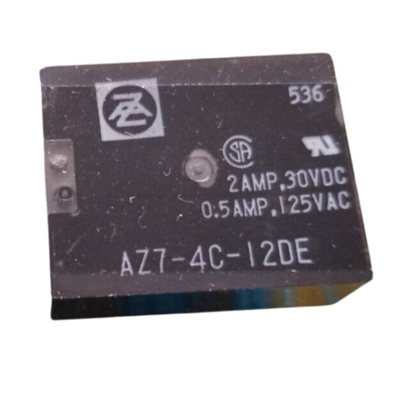 AZ7-4C-12DE – RELAY DC 12V 4P2T .5A 15P PCMT .5A/125VAC 2A/30VDC