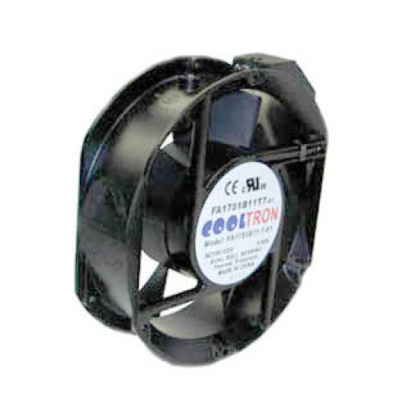 FA1751B11T7-61 – FAN AC 115V 6.7X2IN BB WITH TAB 190/220CFM RND