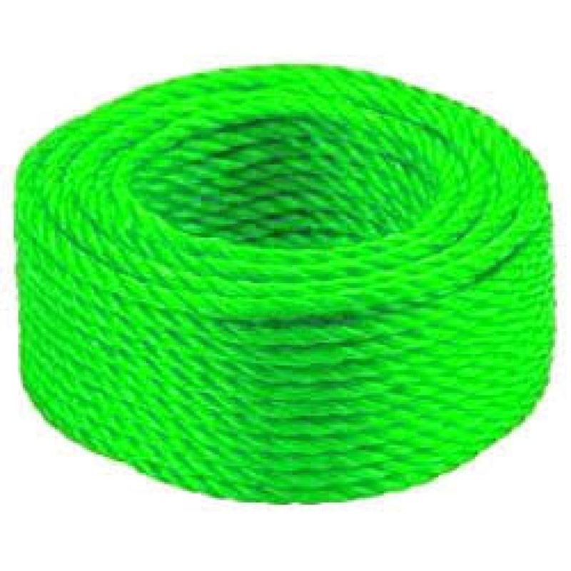 WHH-2612 – ROPE POLY TWISTED 3.5MMX45FT GRN