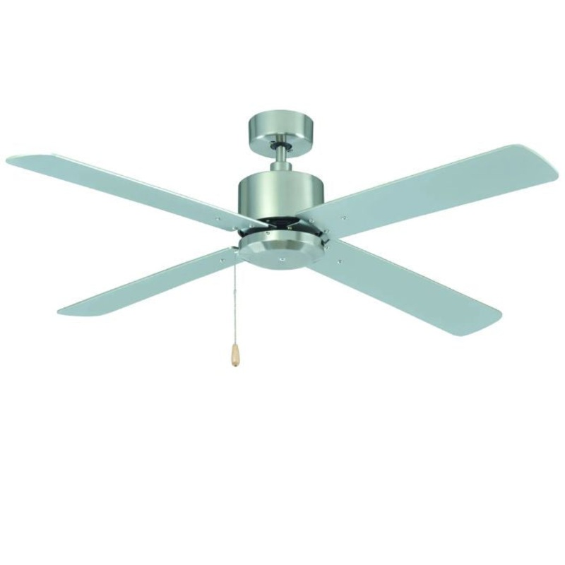 1071-WW – CEILING FAN 4 BLADE 52IN SWEEP 3 SPEED REVERSIBLE WHITE