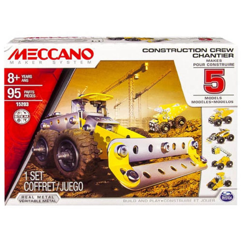 15203 – MECCANO CONSTRUCTION CREW 5 MODELS 95PCS/SET