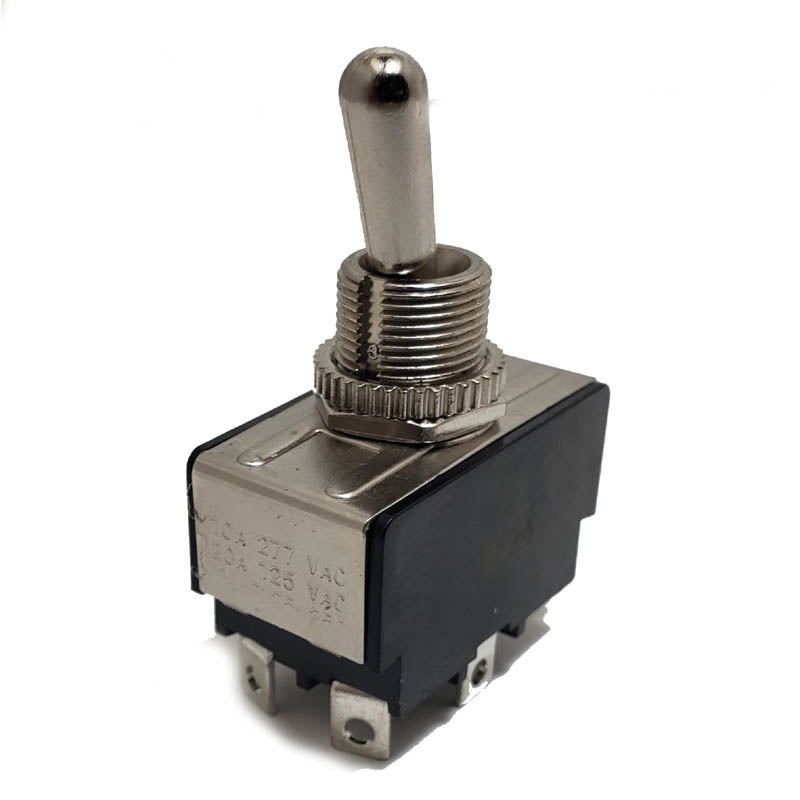 30-012 – TOGGLE SWITCH 2P1T 20A ON-OFF 125VAC TH QT 10A@277VAC