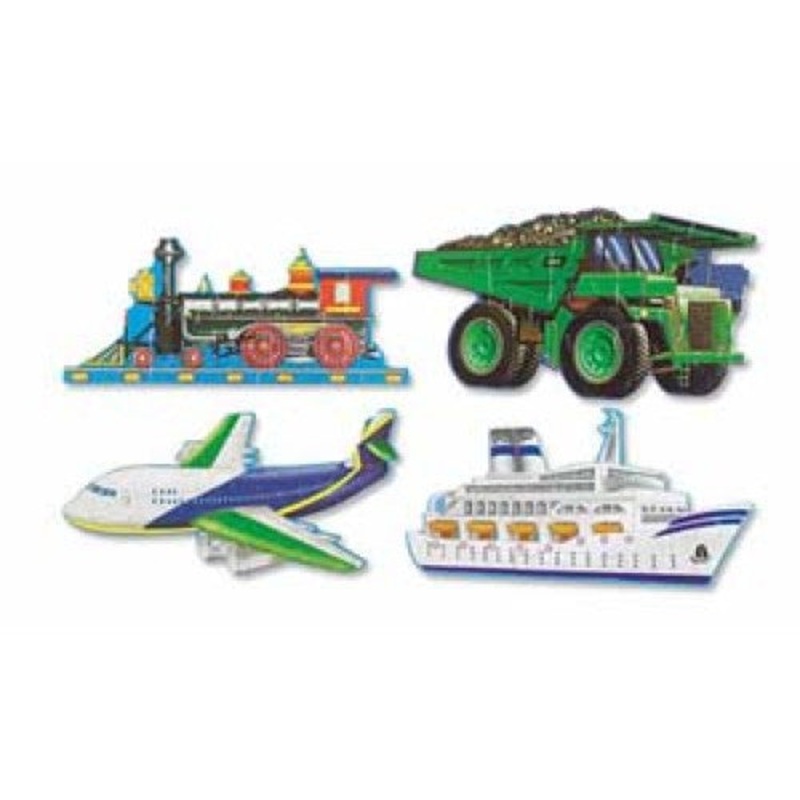 432 – GOING PLACES FLOOR PUZZLE-AGES 3 4 PUZZLES WITH TOTAL OF 48 PCS