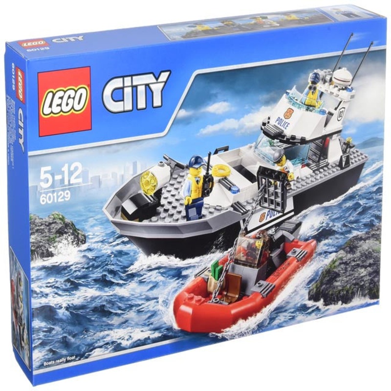 60129 – POLICE PATROL BOAT-CITY 200 PCS/SET