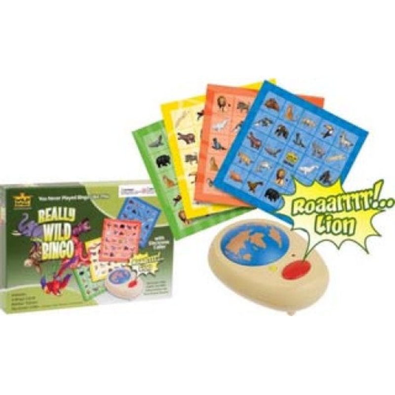 83673 – REALLY WILD BINGO + ELECTRONIC CALLER WITH 24 ANIMAL SOUNDS