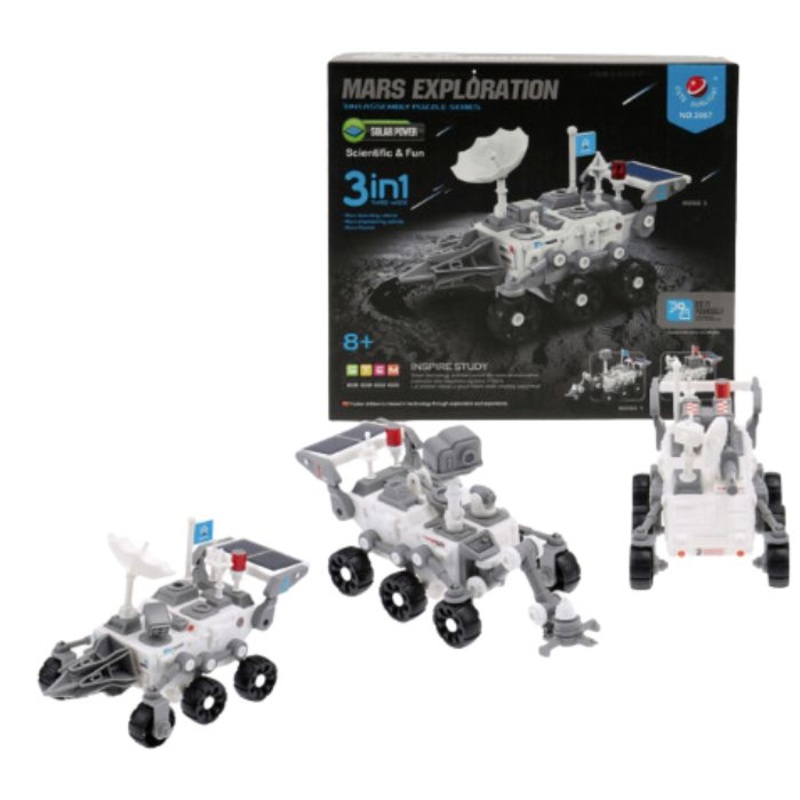P9BOT-677 – SOLAR MARS EXPLORER 3 IN 1 ASSEMBLY OPTIONS STEM LEARNING