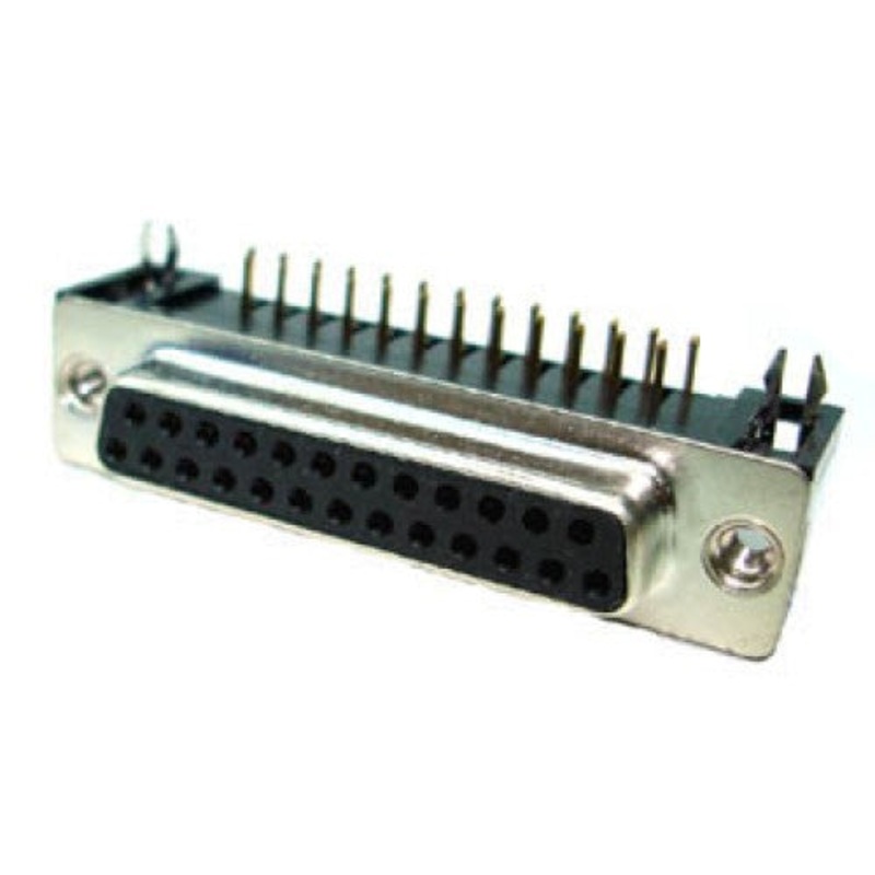 24338 – DB25F PCRA TIN SHORT FOOT  (5 pcs/pkg)