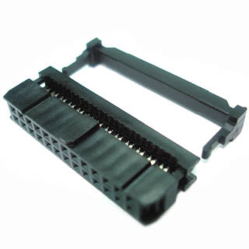 35-026-2 – IDC26F DIP W/KEY BLACK  (2 pcs/pkg)