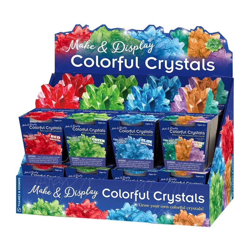 656080 – MAKE AND DISPLAY:COLORFUL CRYSTALS 16PCS GIFT SET ASSORTED COLORS