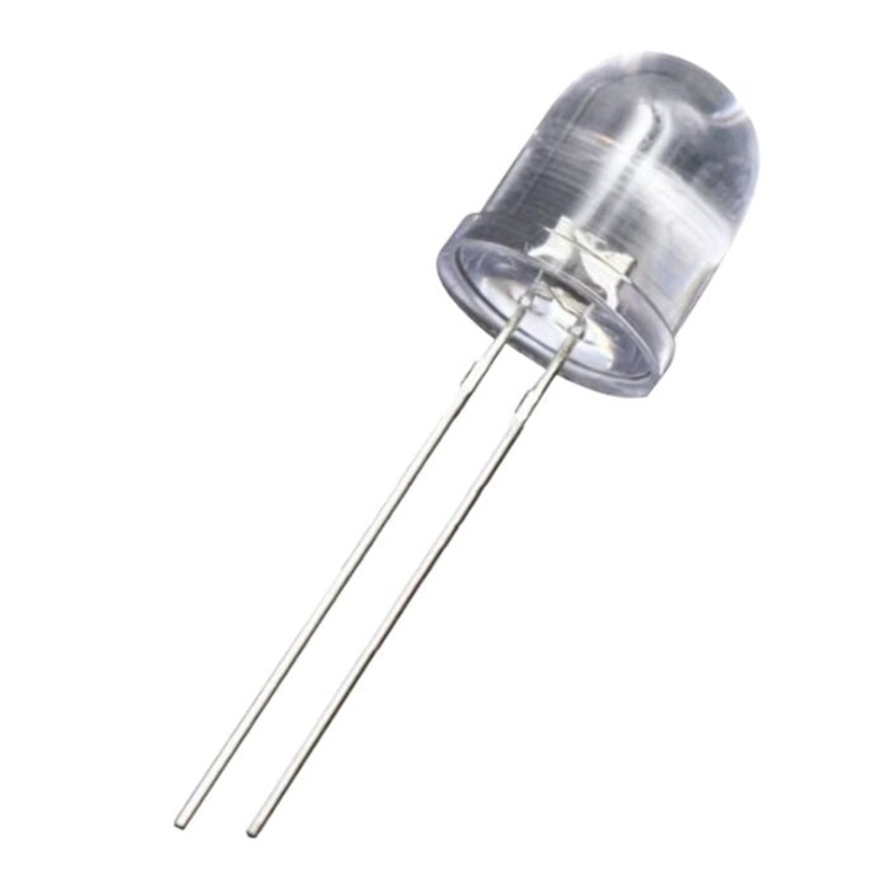 BRG-1335 – LED8 WATERCLEAR WHITE 3.3V 20MA MAX FORWARS VOLTAGE 2-3.2V