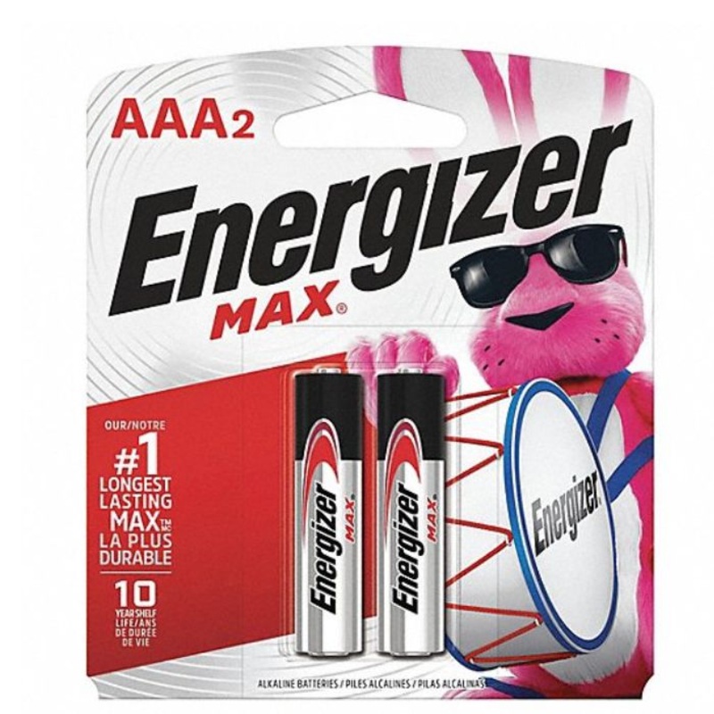 E92BP-2 – BATTERY ALKALINE AAA 1.5V  (2 pcs/pkg)