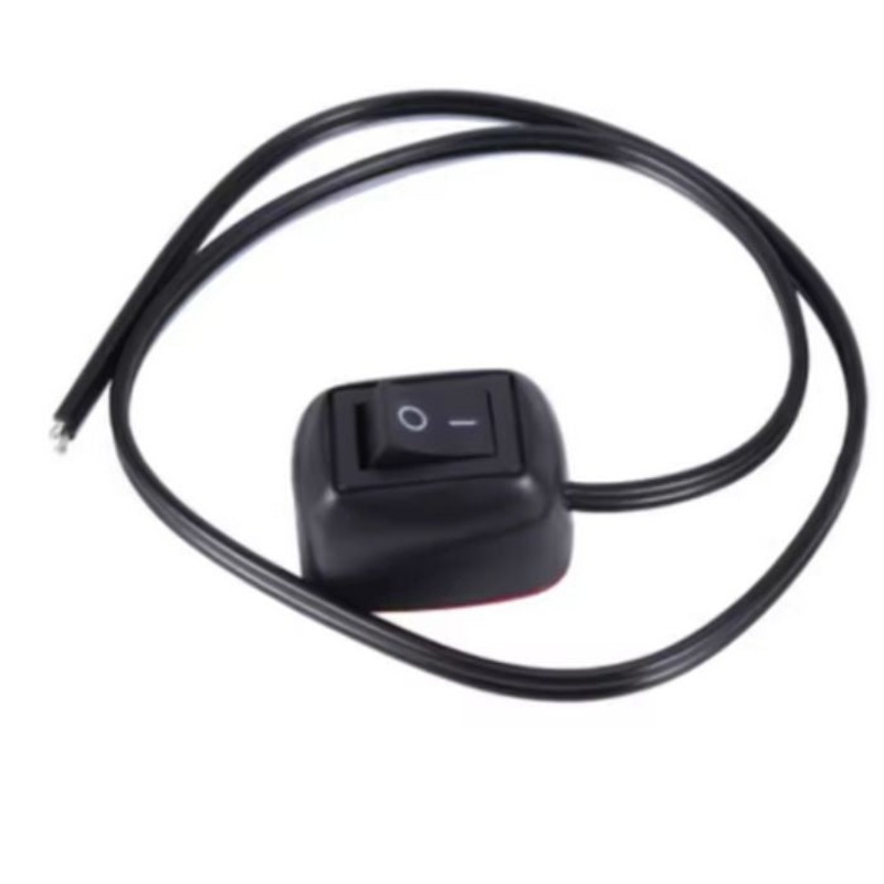 SHA-3200 – ROCKER SWITCH 1P1T 10A ON-OFF 12v CAR Adhesive with wires