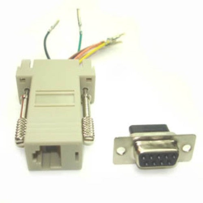 01176 – MODULAR ADAPTER DB9F/RJ45 8P8C