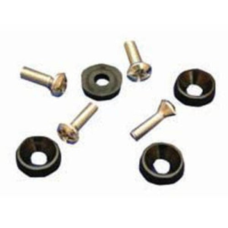 1421 – RACK MOUNT STEEL SCREWS/WASHERS OVAL HEAD SLOTTED SCREWS (8 pcs/pkg)