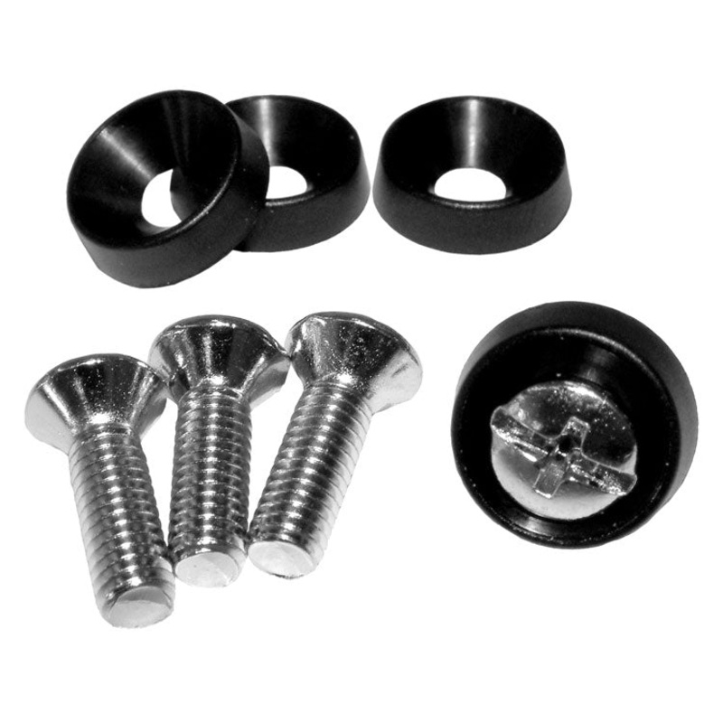 1421A – RACK MOUNT SCREWS WITH PLASTIC WASHER 4PC EACH (4 pcs/pkg)