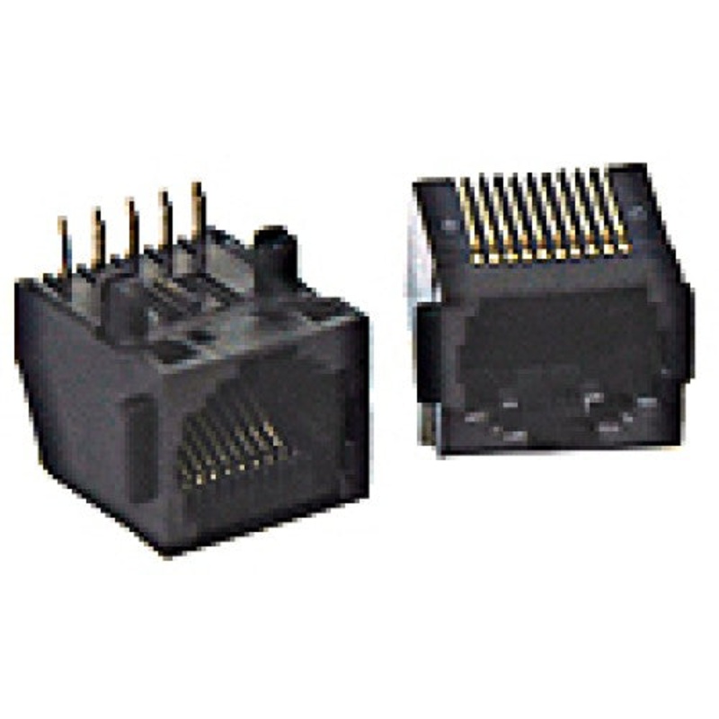 AGAH-9951 – MODULAR JACK 8P8C PCST BLK