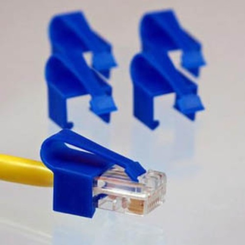 BLU-002 – RJ45 LOCKING CLIP/TAB BLUE RJCLIP (2 pcs/pkg)