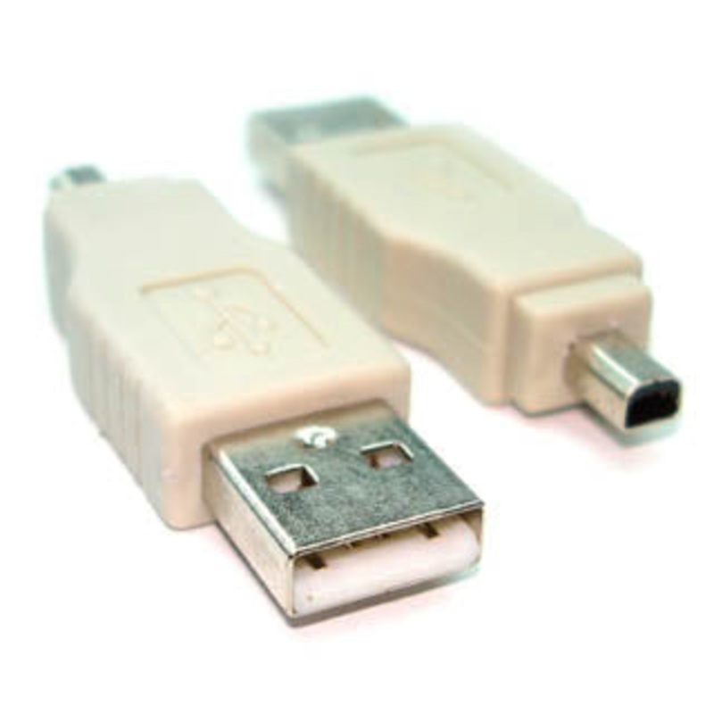 CA-1017BC – USB ADAPTER A MALE-MINI B MALE 4PIN