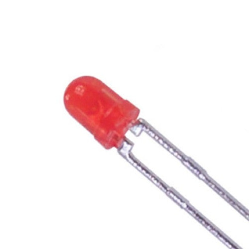 05845 – LED3 DIFF RED 400-600MCD 3V 630NM (5 pcs/pkg)