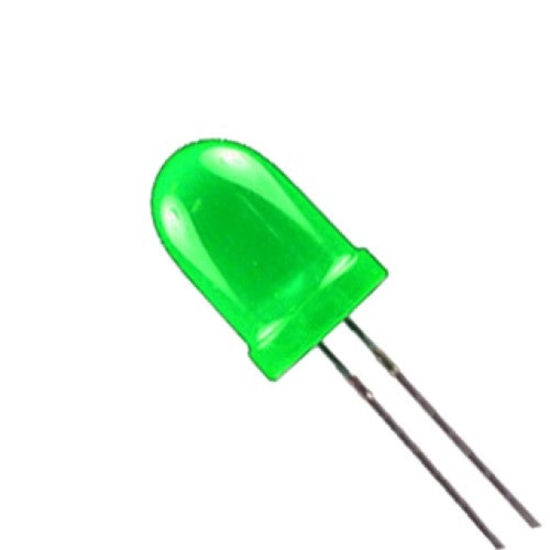05848 – LED5 DIFF GREEN 400-800MCD 570MCD (5 pcs/pkg)