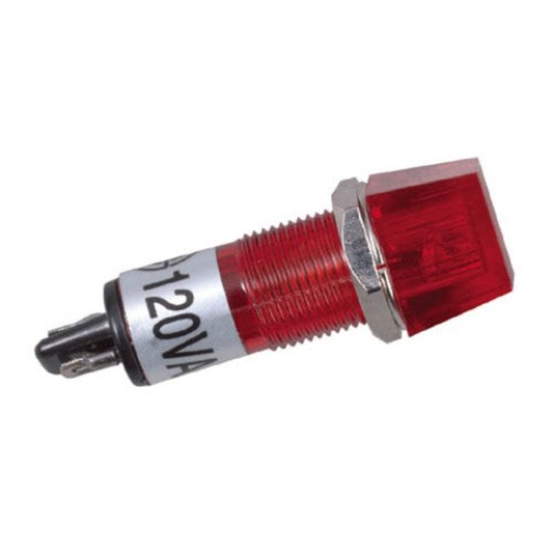 1272-0704 – INDICATOR 120V 10MM RED CHMT SOL
