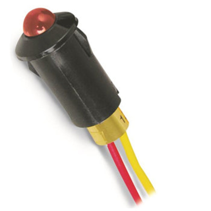 2760011B – INDICATOR 12V LED 8MM RED SNAP WIRE