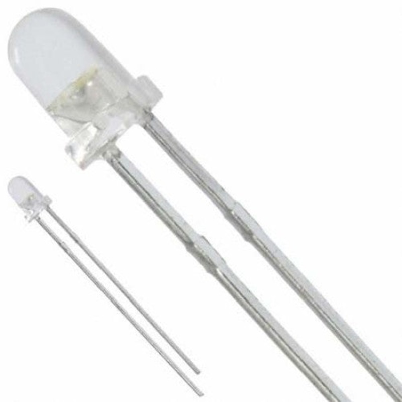 55-536UB-2 – LED3 WATERCLEAR WHITE 6000MCD 3.2V 20MA (2 pcs/pkg)