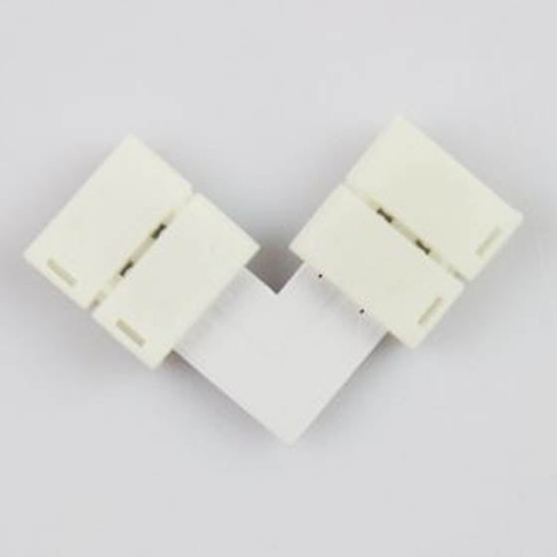 80013-4 – LED STRIP SNAPON 4P F-F 10MM 90 DEGREE RGB STRIP TO STRIP
