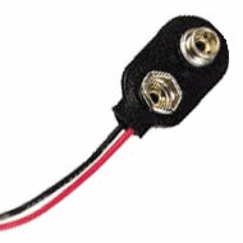 BFA-1606E-5 – BATTERY SNAP 9V I TYPE PLAS 6IN  (5 pcs/pkg)