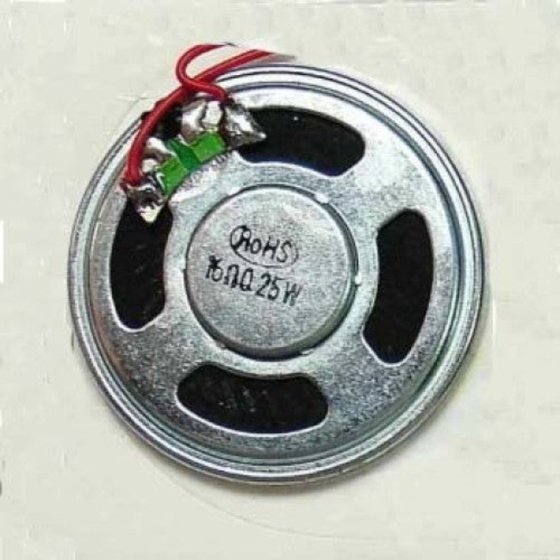 PB240 – SPEAKER RND 16R .25W 1.6IN DIA