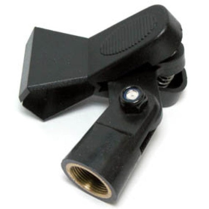 PS029 – MICROPHONE HOLDER BLACK PLASTIC