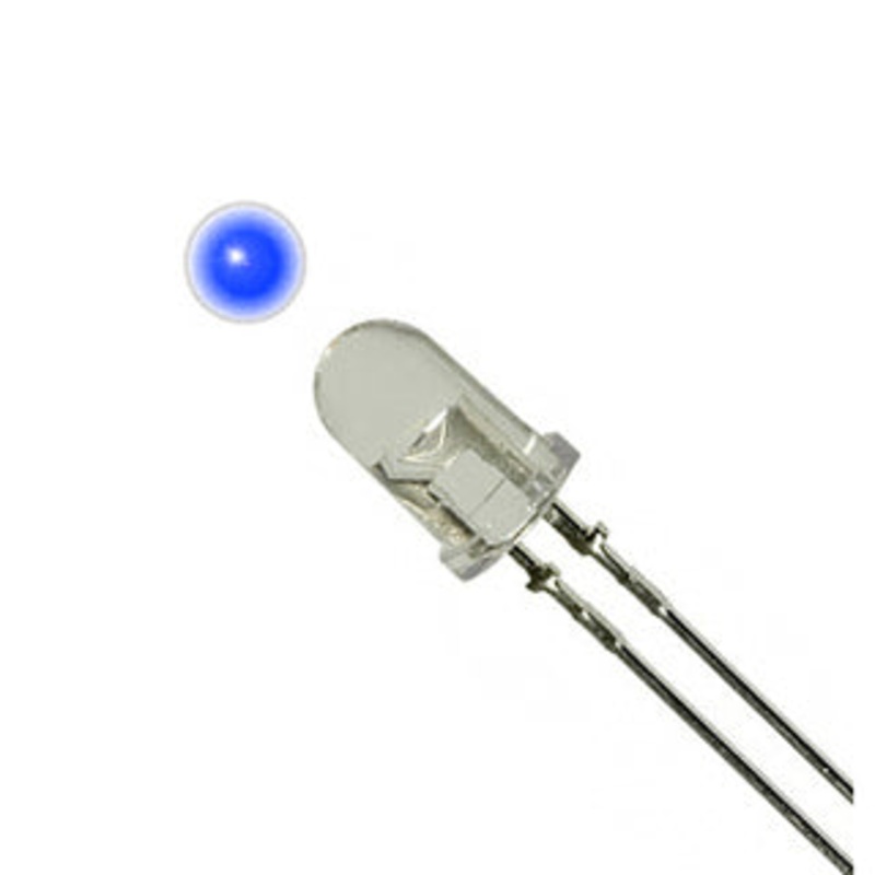 SF-30TB14 – LED3 WATERCLEAR BLUE 800MCD 20MA