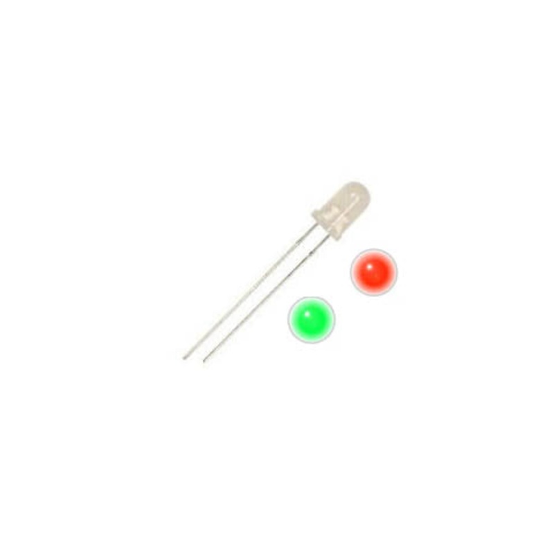 1276-0012 – LED5 BICOL RED/GRN DIFF 2.8VDC 30MA (2 pcs/pkg)