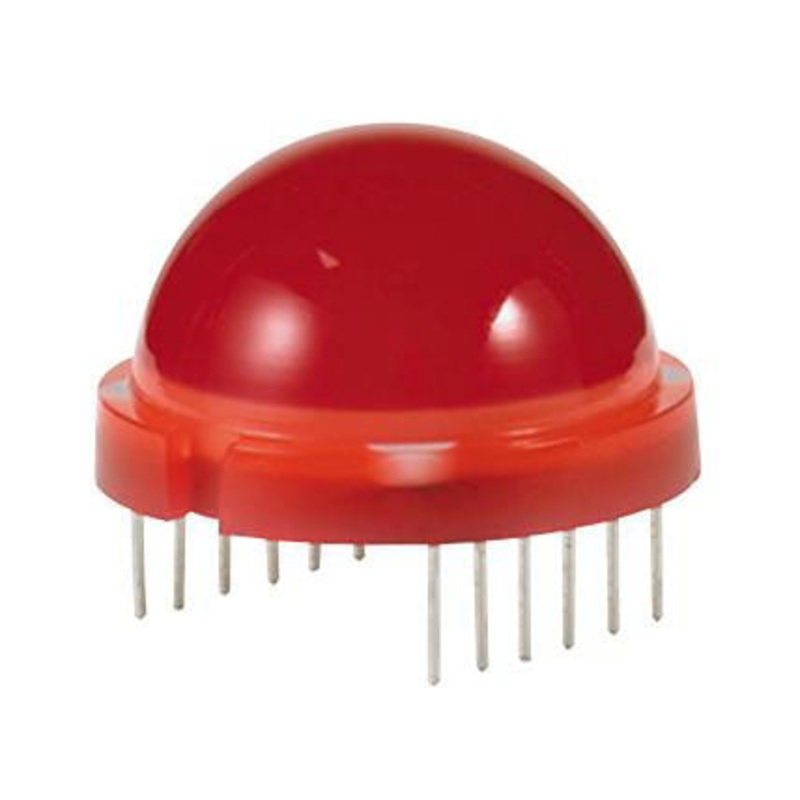 1276-0315 – LED20 DIFF RED DOME 2V@20MA 12P