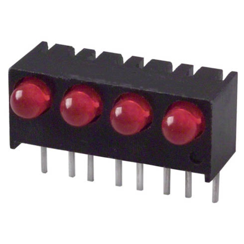 BSQD-1619-1 – LED3 HOUS RED 4LED PCRA