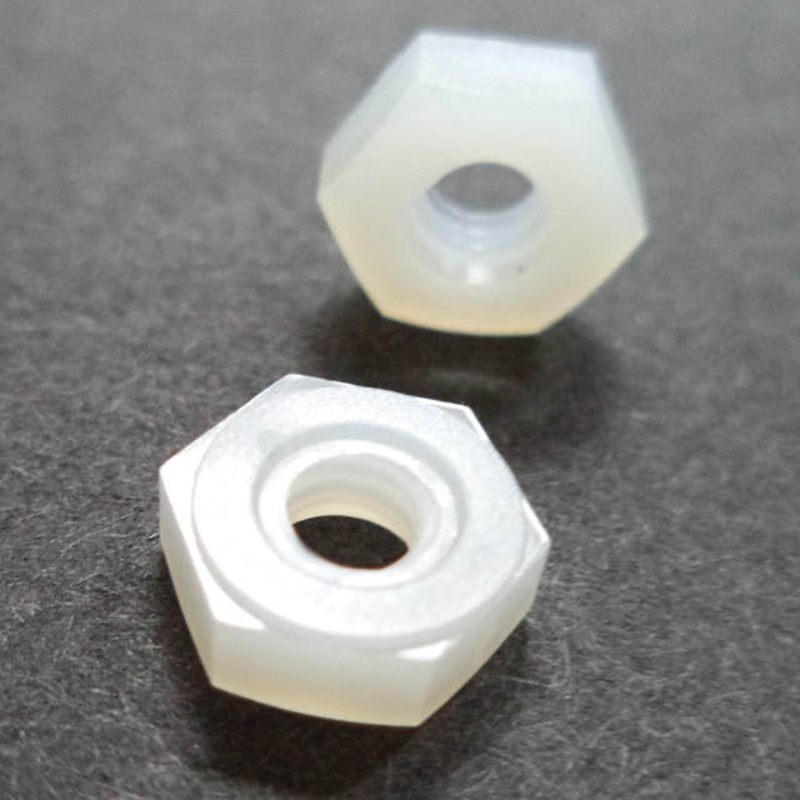 0400832HN – NUT HEX NYLON 8-32  (6 pcs/pkg)