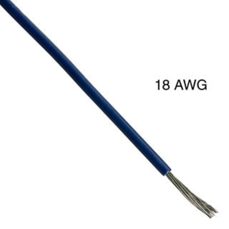 1007-18/16-6 – WIRE STRANDED 18AWG 2500FT BLUE TC PVC 300V 80C