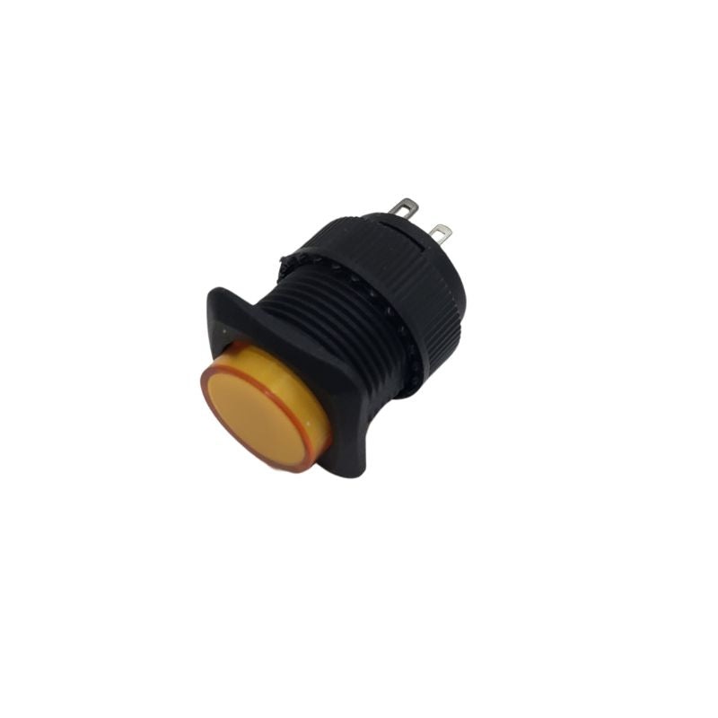 1441 – PUSH SWITCH LIT MOM YEL 1P1T 16 MM NO 3A 125V SOL
