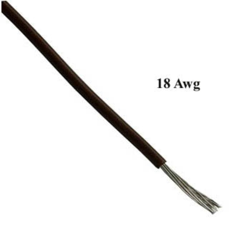 R45-19255-18-BN – WIRE STRANDED 18AWG 5000FT BROWN TC 300V 125C  FOR INDOOR USE