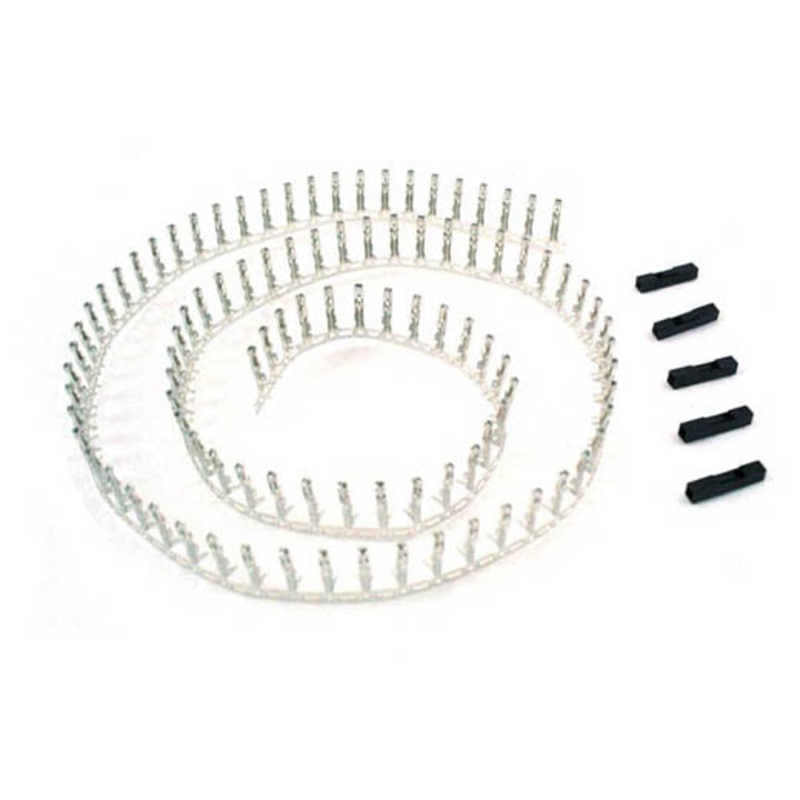 WJW008 – CONN JACK CRIMP 1P FOR JUMPER WIRE W/FEMALE CRIMP PINS 26-22AW (100 pcs/pkg)