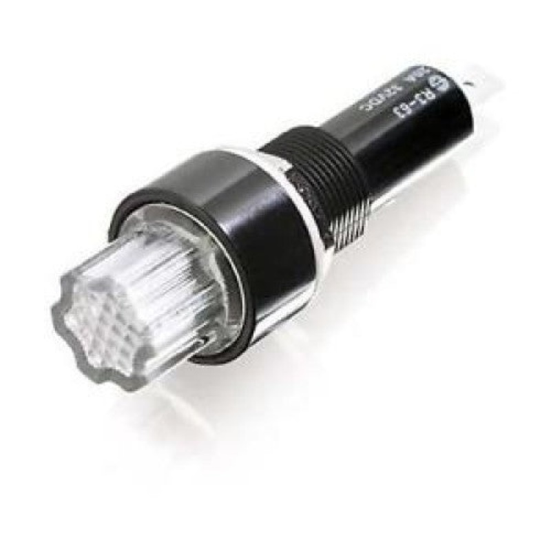 1270-0016 – FUSE HOLDER 6.3X32MM SCRW ON KNOB 20A 32VDC SOL W/INDICATOR