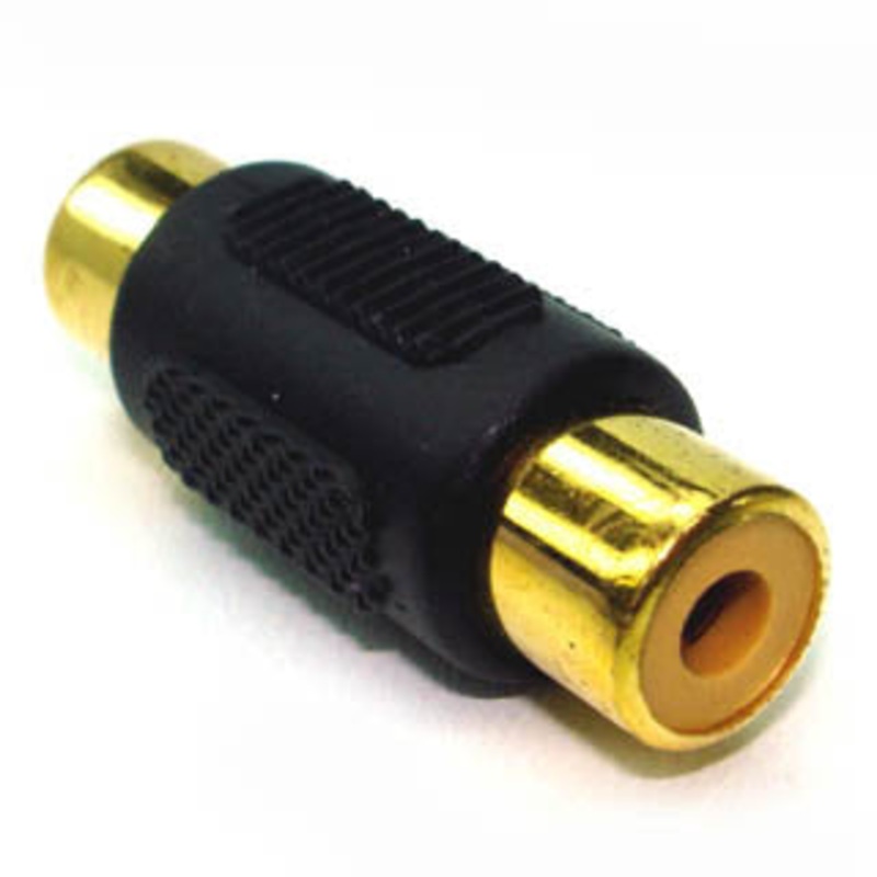 251-116 – ADAPTER RCA JACK-JACK PLAST GOLD