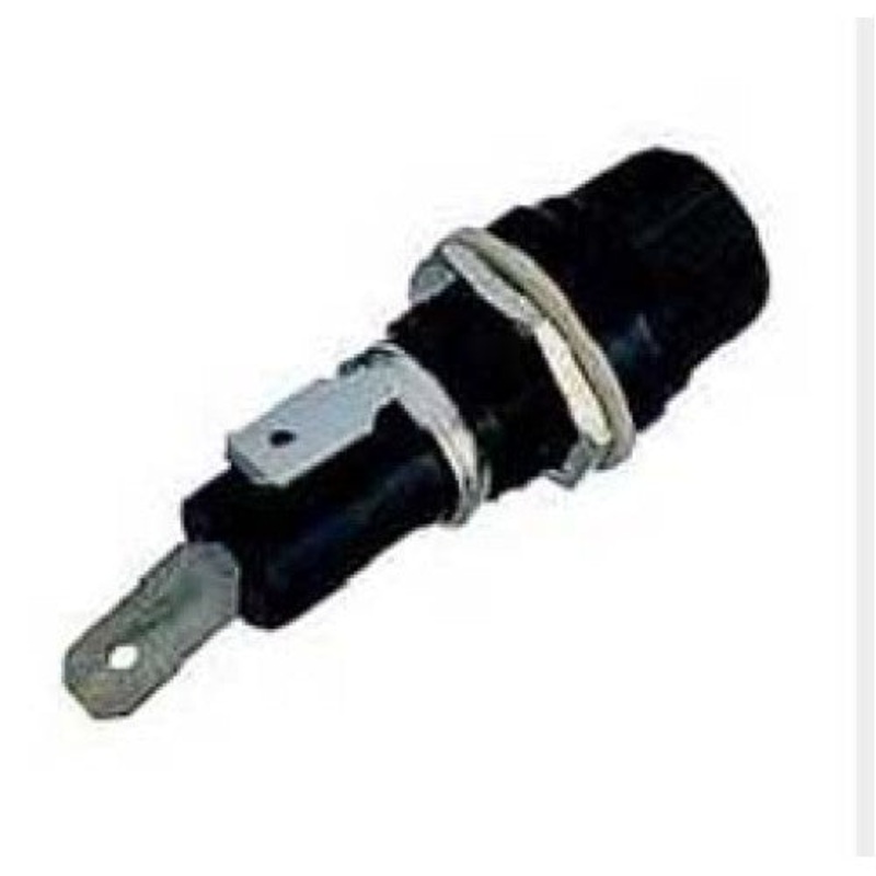 55-802-1 – FUSE HOLDER 6.3X32MM PANEL MOUNT SCREW ON KNOB QT ST 10A 250V
