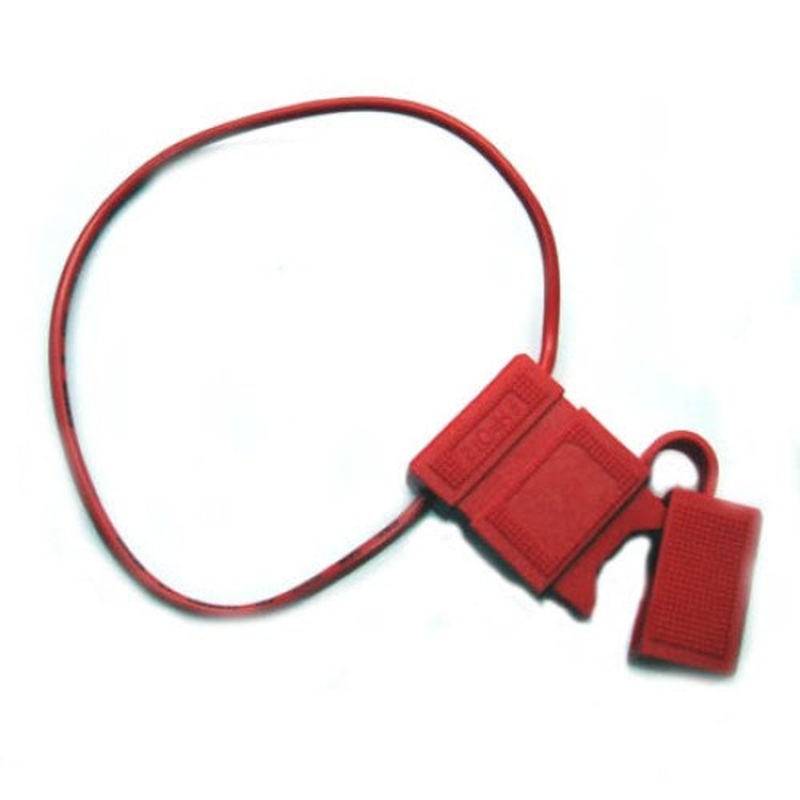 65-5018 – FUSE HOLDER AUTO IL ATO 18AWG 12IN WIRE WEATHERPROOF COVER