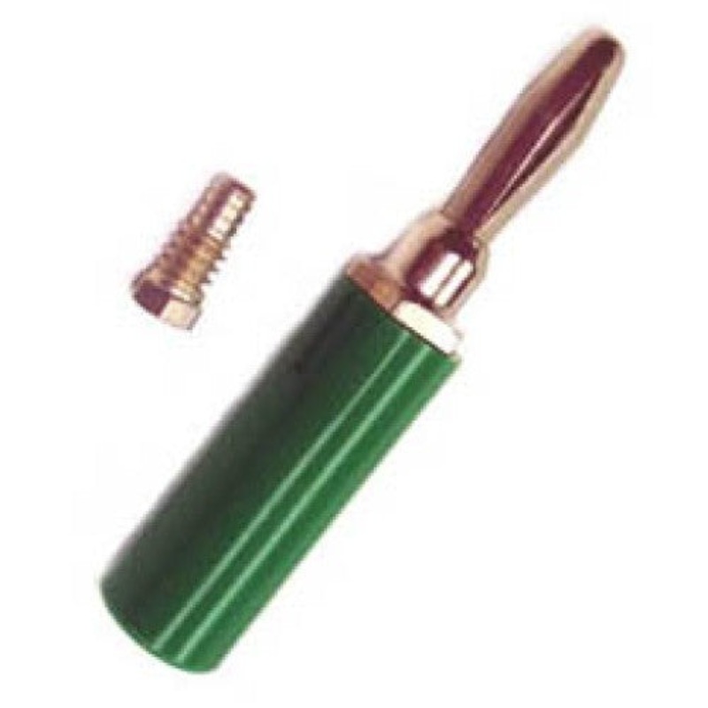 108-1764-101 – BANANA PLUG THROUGH HOLE STD GREEN INSULATED